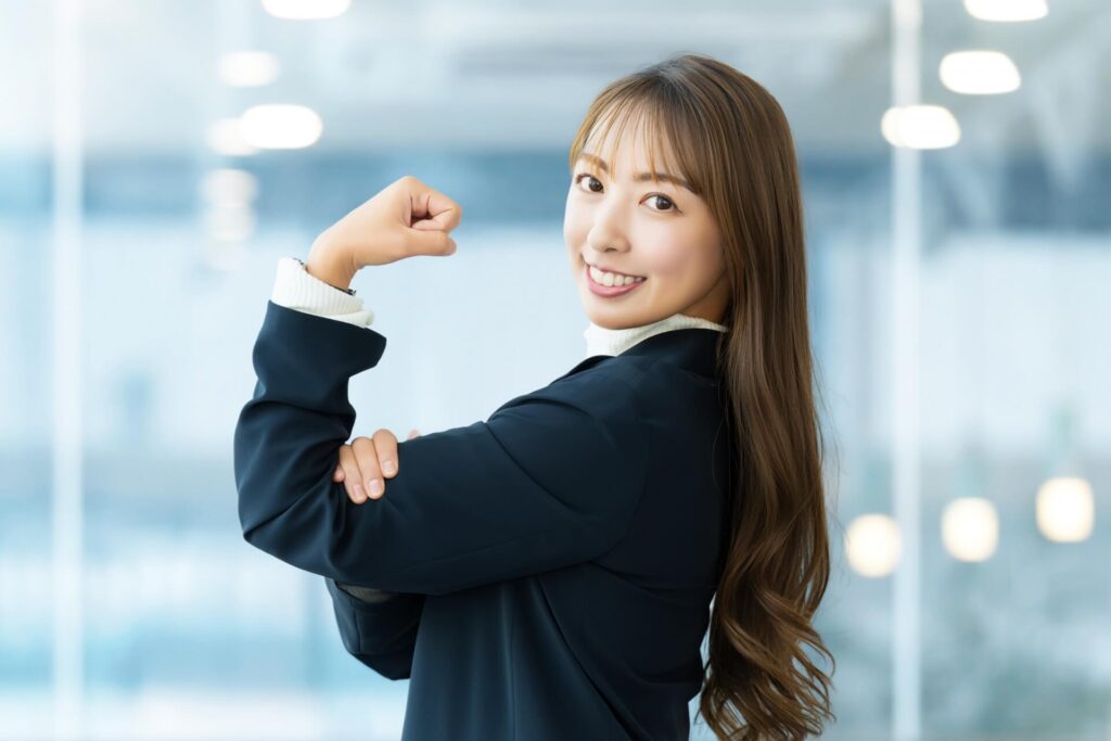 仕事をしている女性