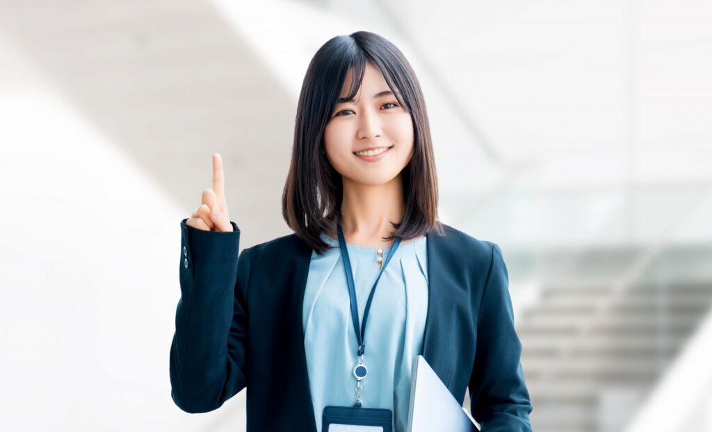 仕事をしている女性