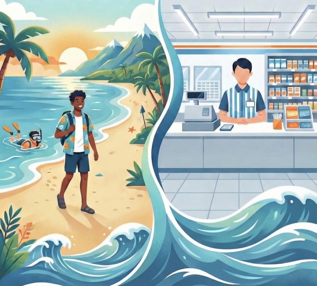 リゾートｖｓコンビニ